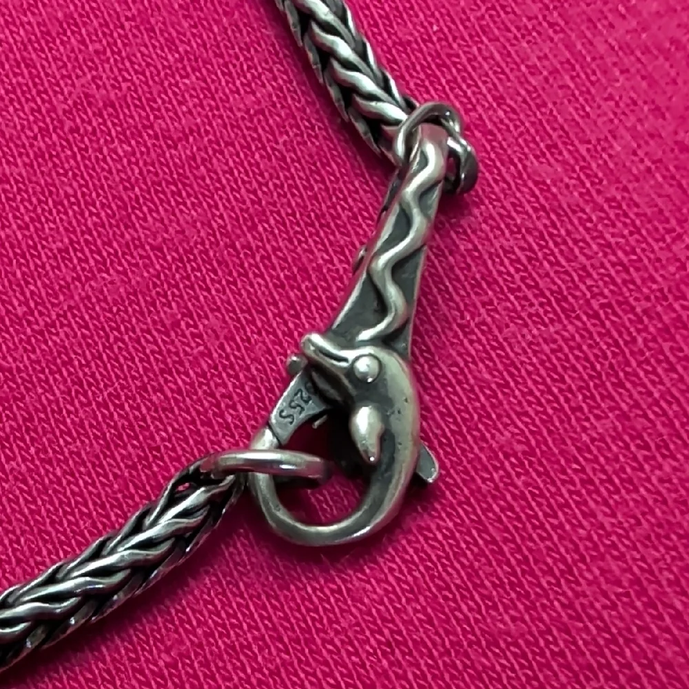 Trollbeads Sterling Silver Dolphin Bracelet.
